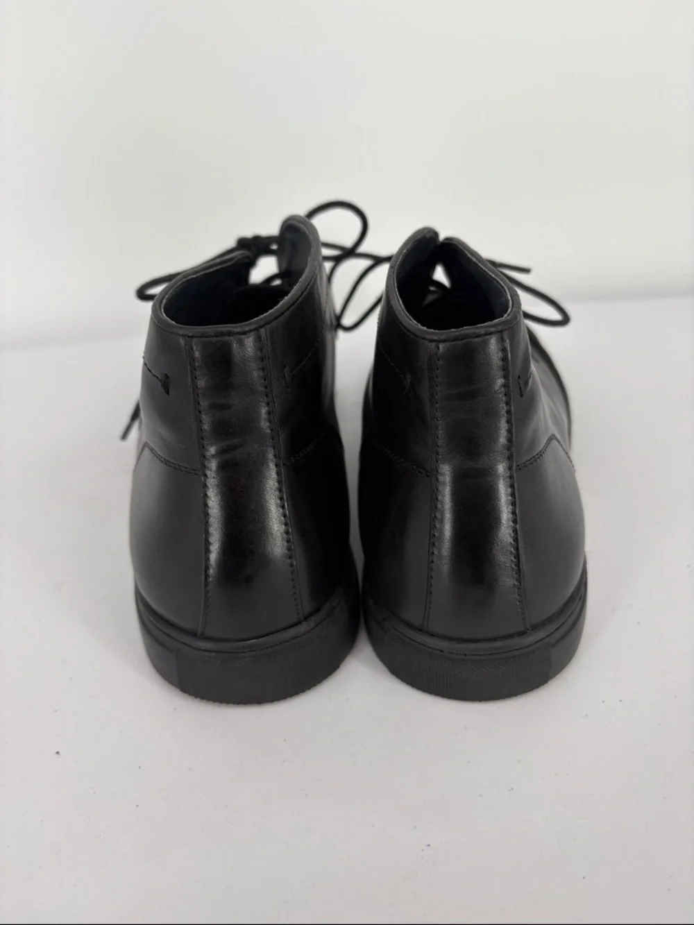 🦥 English Laundry  Black Leather & Suede Chukka Boots